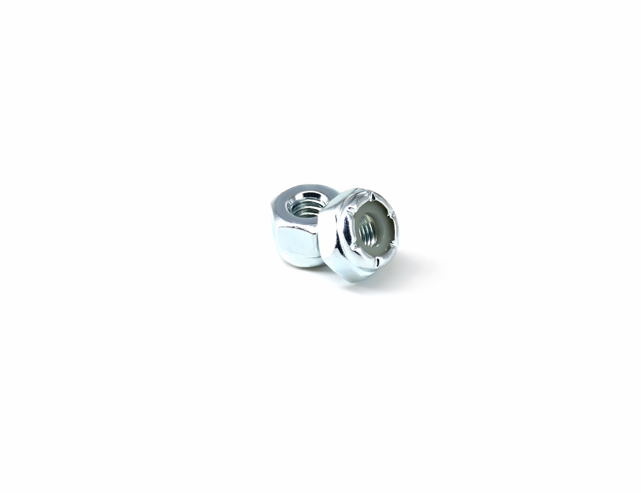 Skateboard Parts Truck Nuts BESPEED Steel Blue Hexagon Lock Nuts Eco-Friendly Blue Zinc Plating