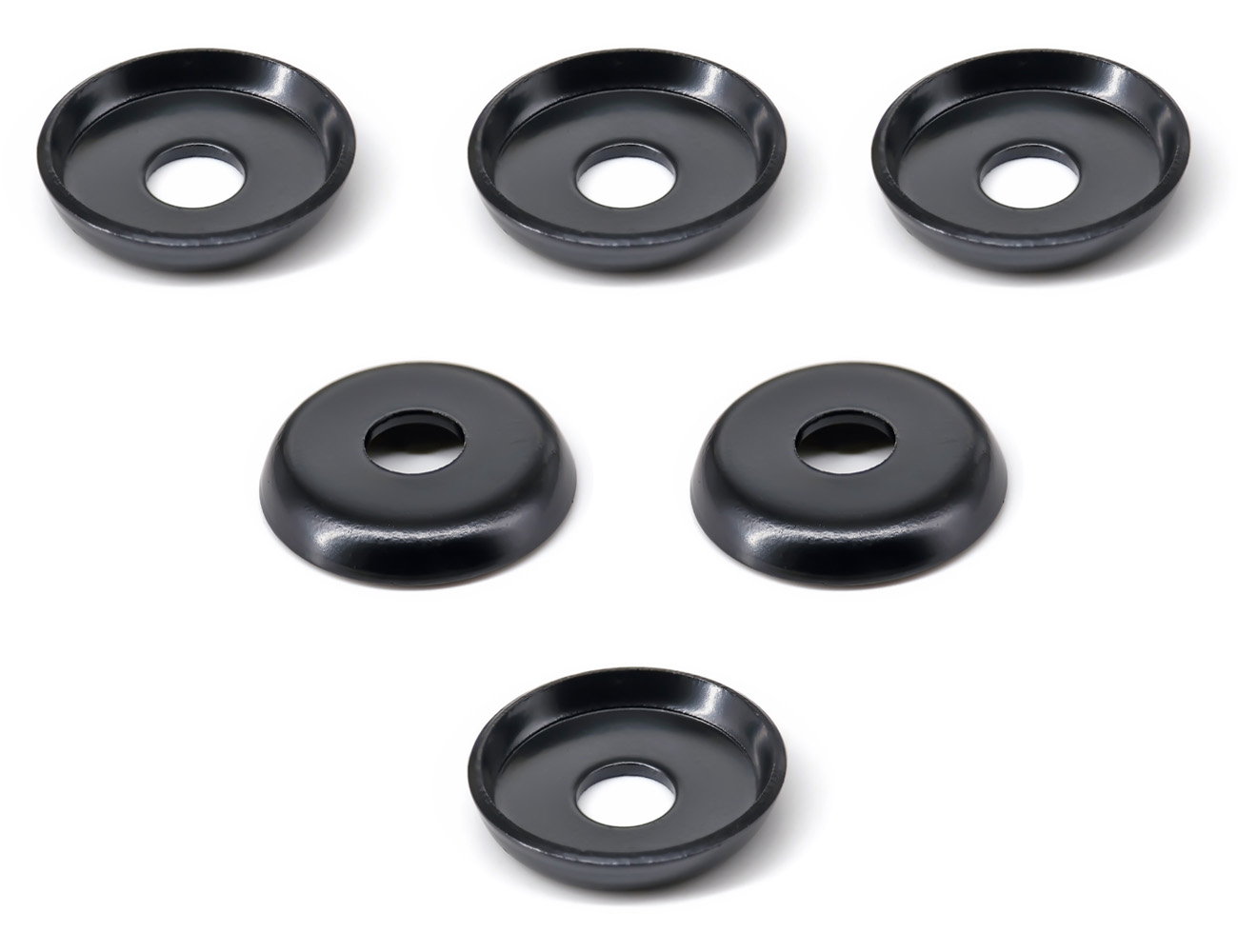 Washer For Skateboard Bushings BESPEED Steel Black Upper Cup Washers Electrophoresis Black