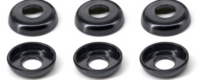 Skateboard Bushing Hardware BESPEED Steel Black Lower Cup Washers Electrophoresis Black