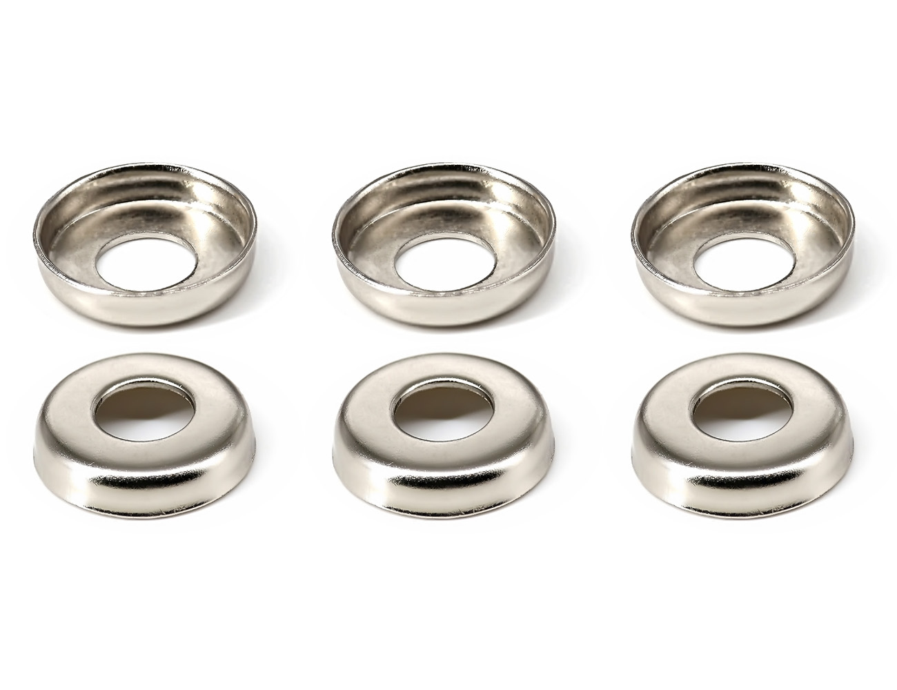 Skateboard Truck Bushings Washers BESPEED Steel Silver Cup Washers Nickel Plating