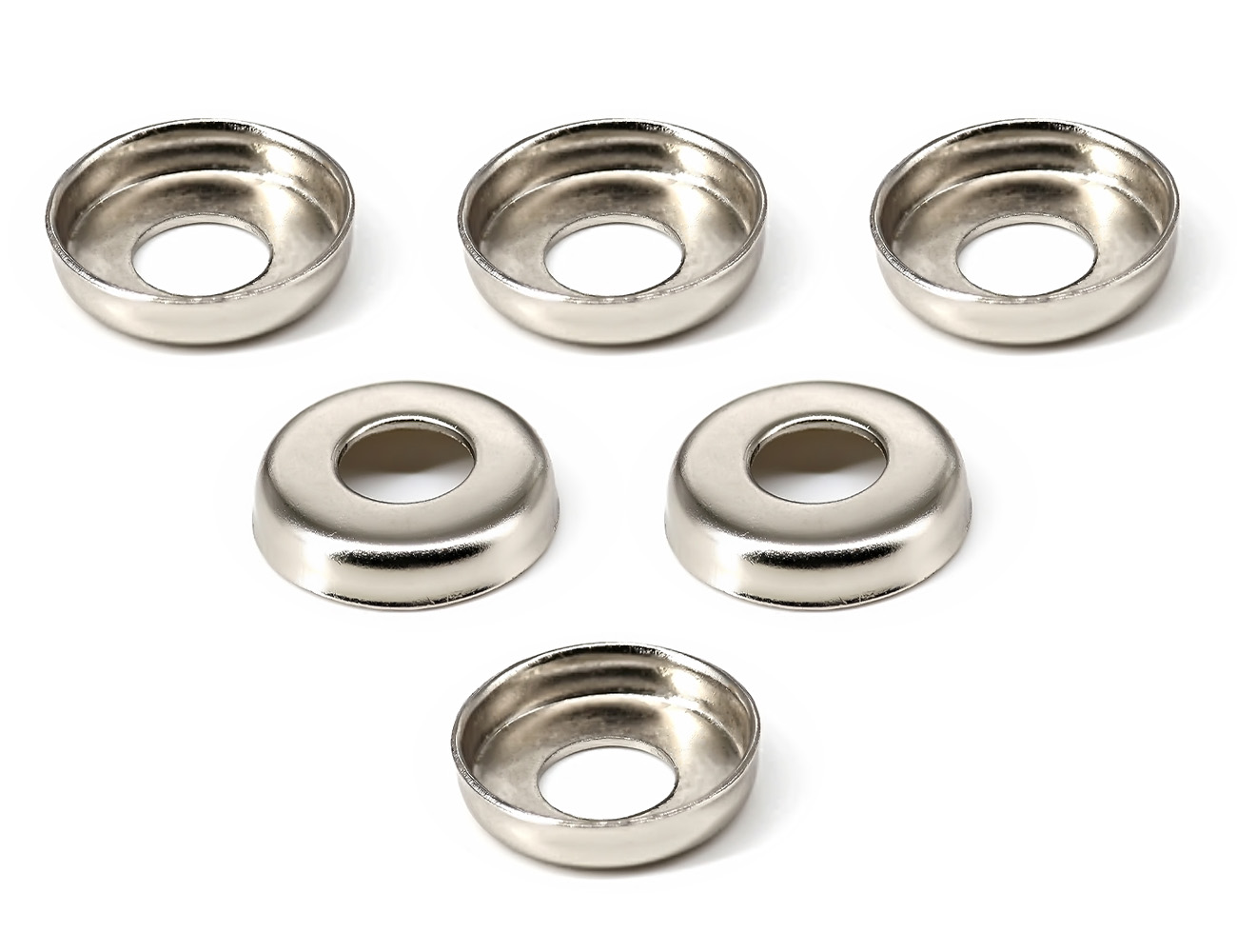 Skateboard Truck Bushings Washers BESPEED Steel Silver Cup Washers Nickel Plating