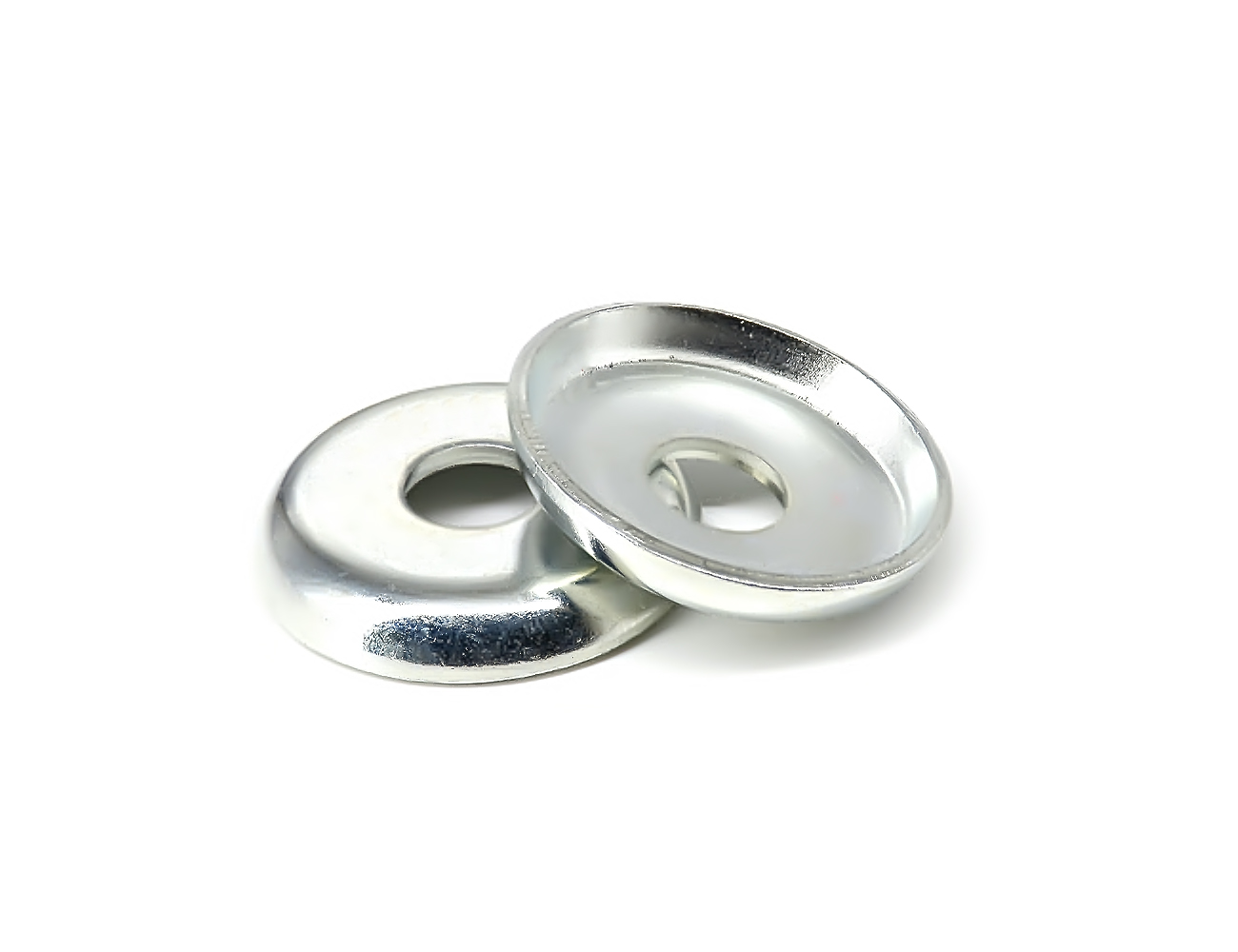 Skateboard Components Bushings Washers BESPEED Steel Silver Cup Washers Eco-Friendly White Zinc Plating