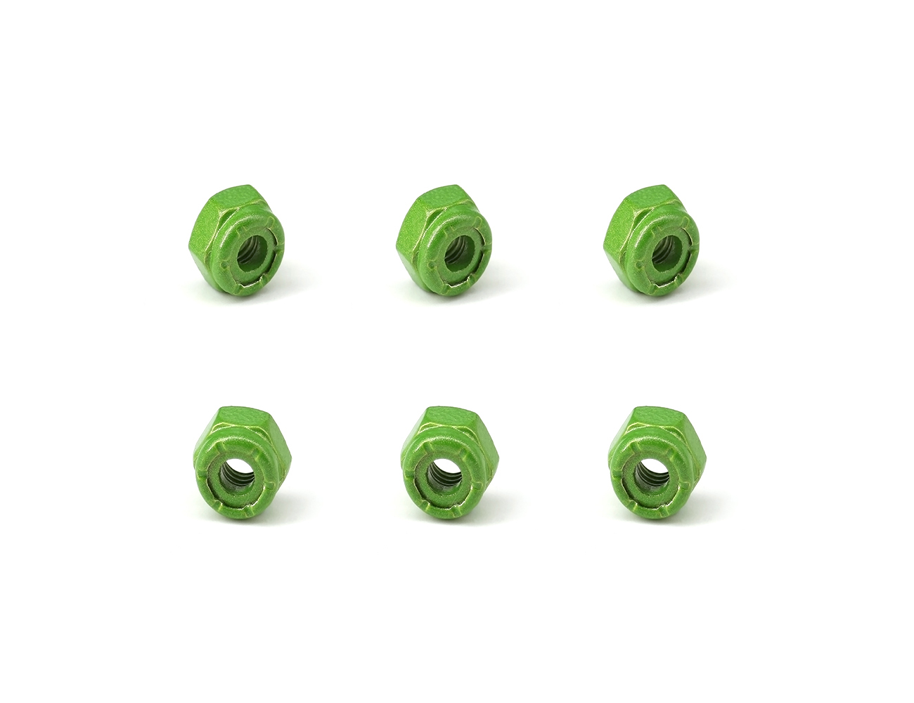 Skateboard Mounting Accessories Nuts BESPEEED Green Hexagon Nylon Lock Nuts For Skateboard Truck