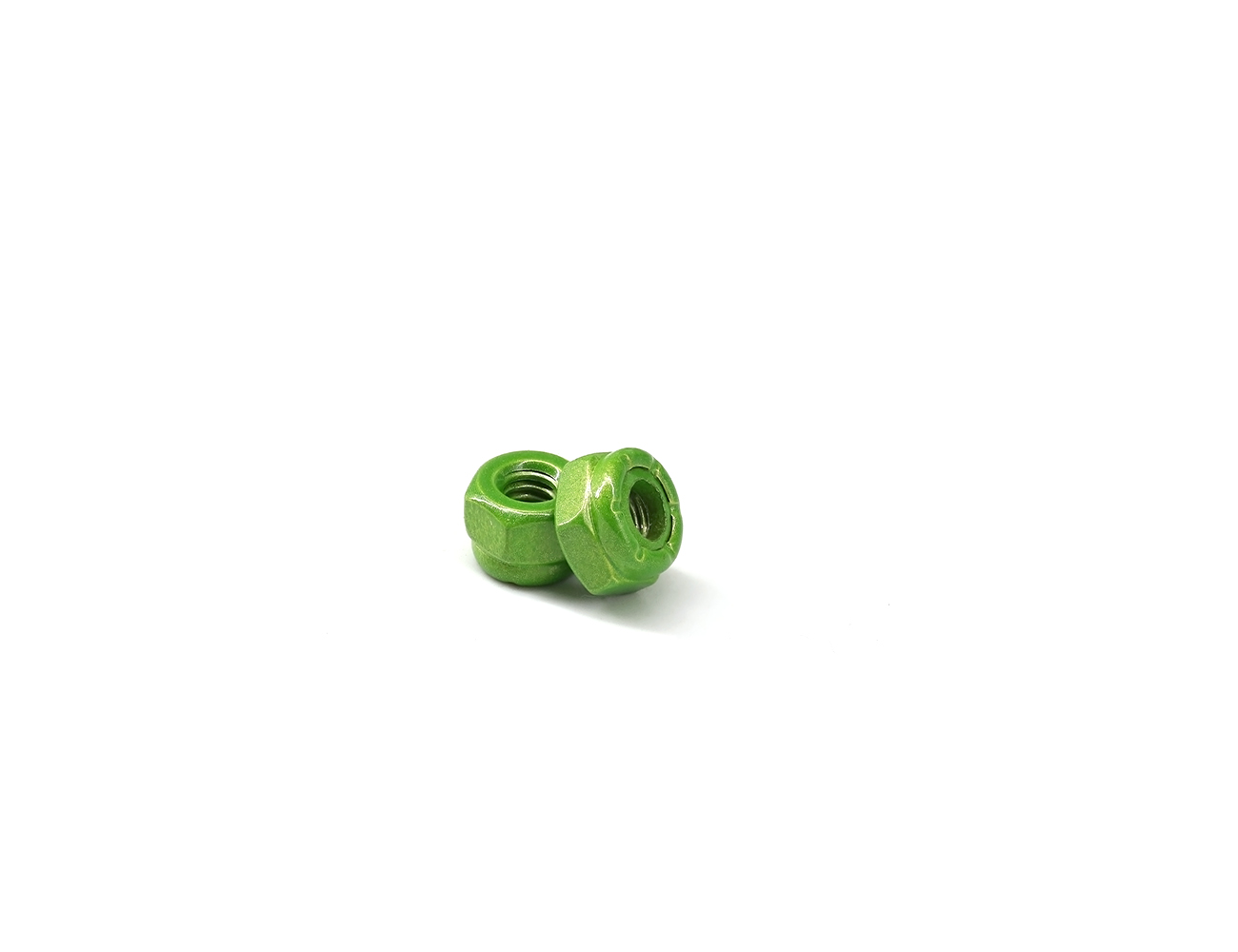 Skateboard Mounting Accessories Nuts BESPEEED Green Hexagon Nylon Lock Nuts For Skateboard Truck