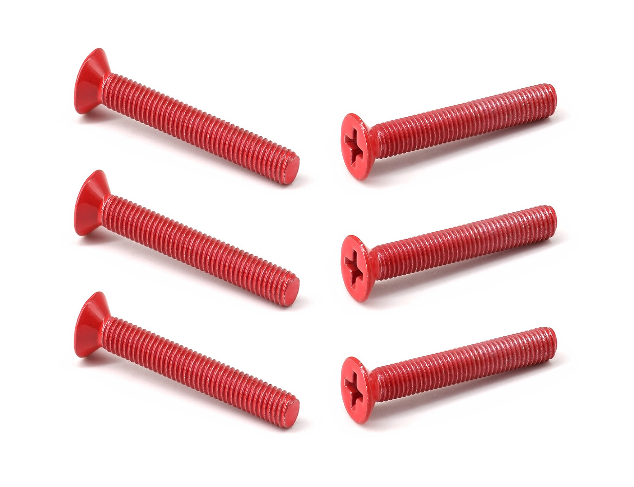 Skateboard Truck Accessories Screws BESPEEED Magenta Countersunk Head Phillips Full Thread Truck Bolts