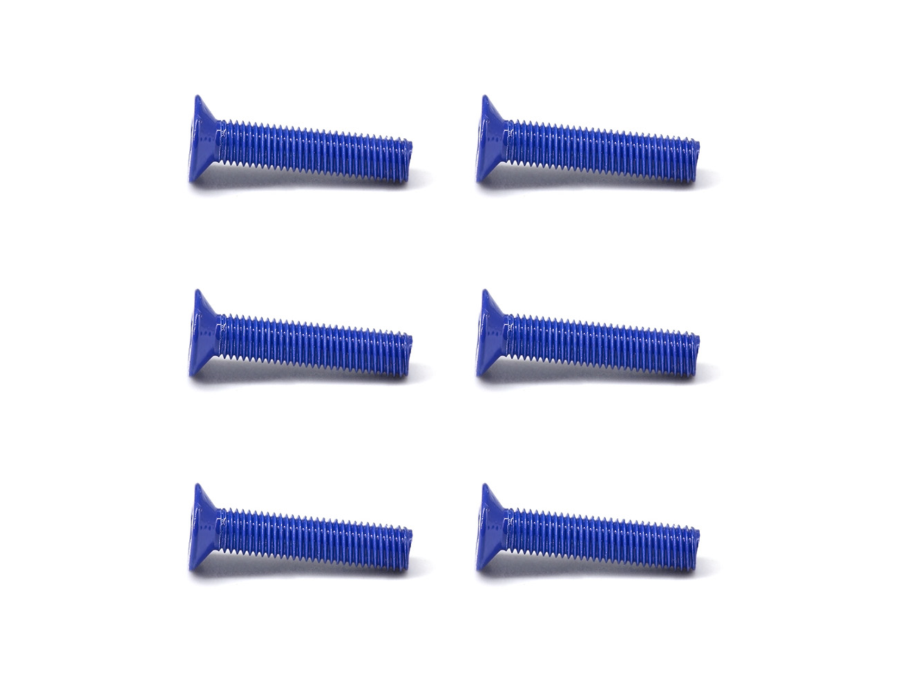 Skateboard Truck Parts Screws BESPEEED Navy Blue Flat Head Phillips Full Thread Truck Bolts