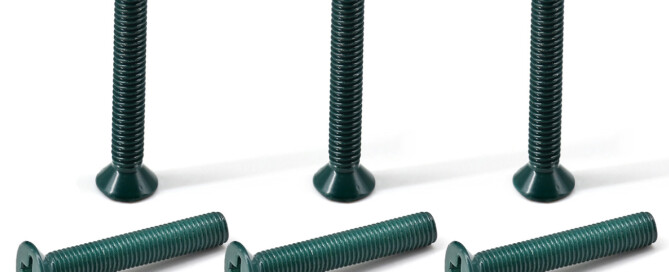 Skateboard Truck Components Screws BESPEED Dark Green Flat Head Phillips Full Thread Truck Bolts