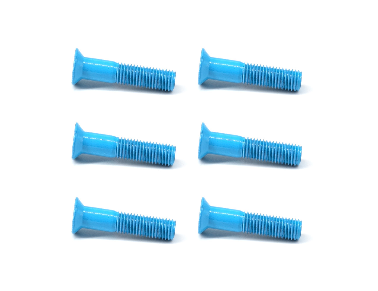 Skateboard Truck Parts Bolts BESPEED Blue Countersunk Head Phillips Full Thread Truck Screws