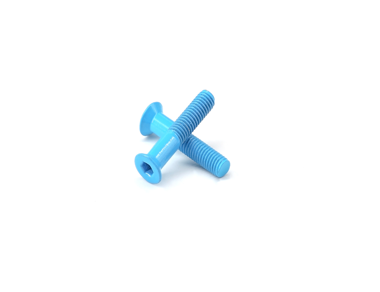 Skateboard Truck Parts Bolts BESPEED Blue Countersunk Head Phillips Full Thread Truck Screws