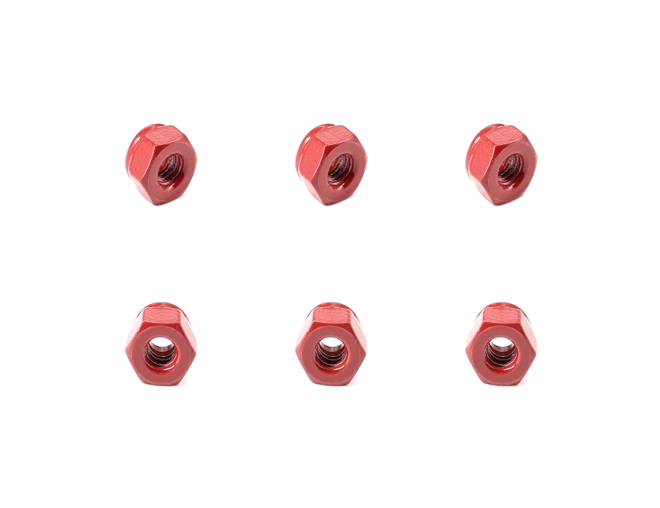 Skateboard Mounting Parts Nuts BESPEED Steel Red Hexagon Nylon Lock Nuts For Skateboard Truck