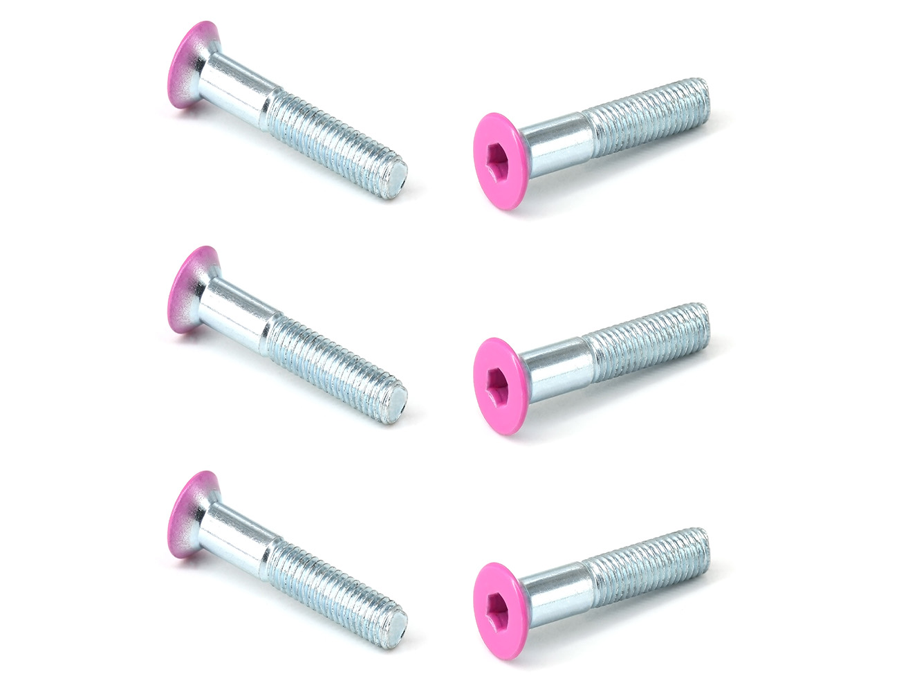 Skateboard Hardware Screws BESPEED Steel Pink Coated Head Flat Head Socket Truck Bolts Eco-Friendly Blue Zinc Plating