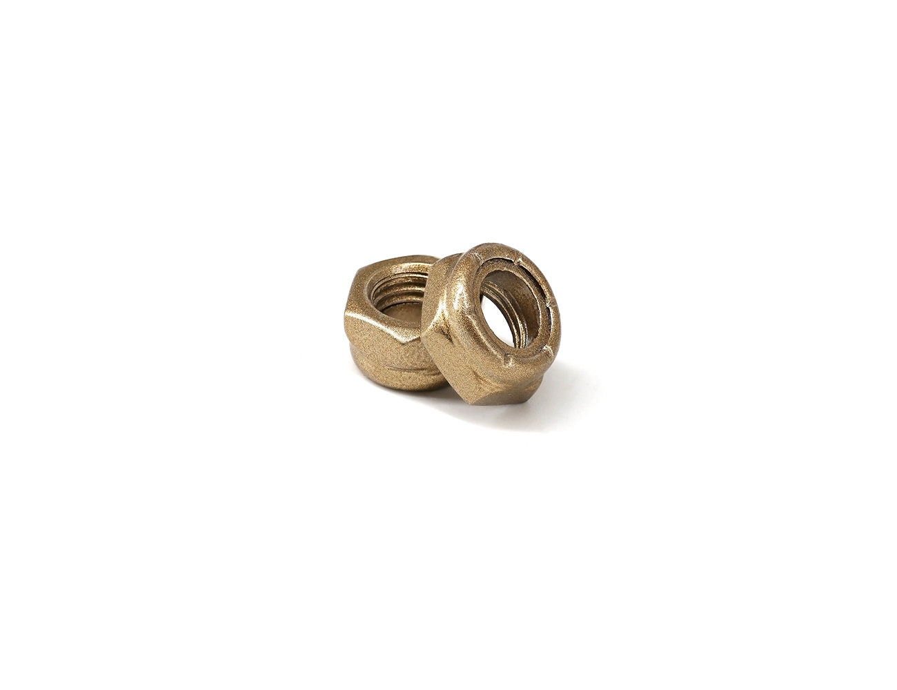 Kingpin Nuts Skateboard BESPEED Steel Golden Hexagon Nylon Lock Nuts For Skateboard Kingpin