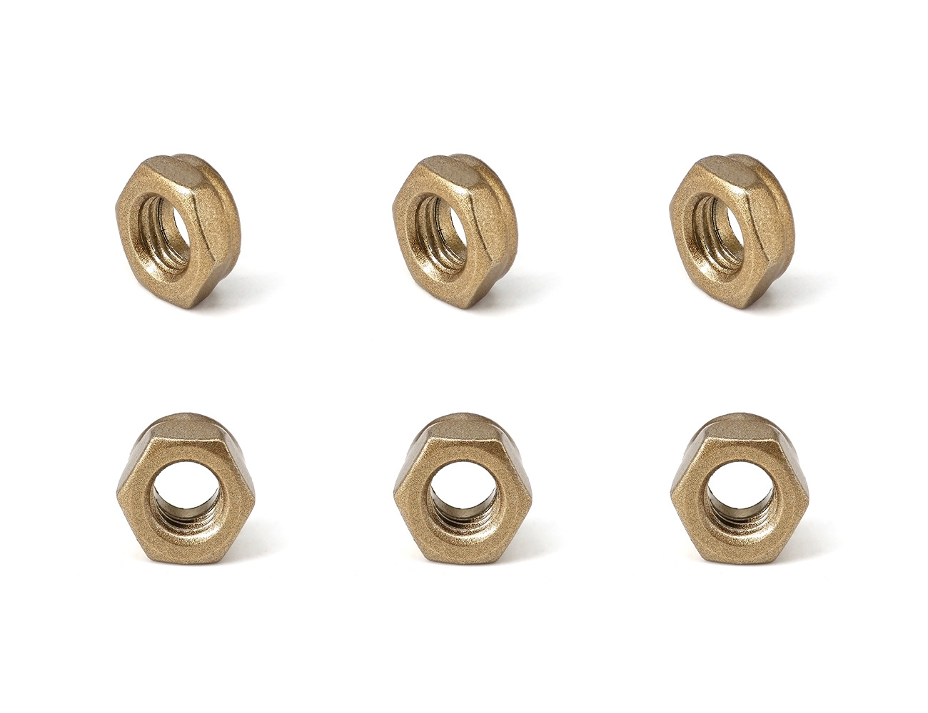 Axle Nuts Longboard Hardware BESPEED Steel Golden Hexagon Nylon Lock Nuts For Skateboard Axle