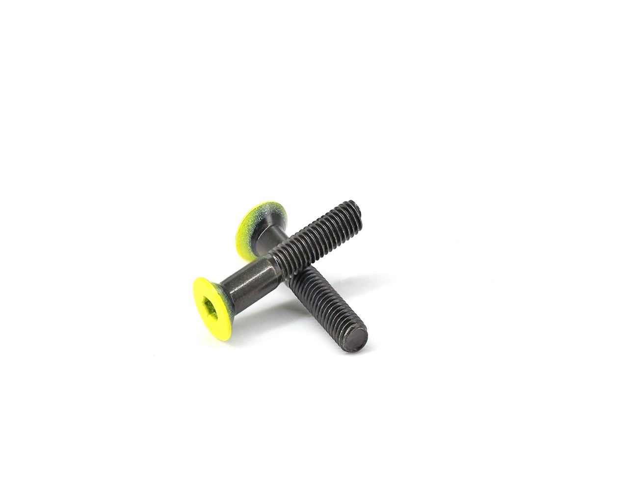 Skateboard Truck Mount Screws BESPEED Steel Yellow Coated Head Countersunk Head Socket Truck Bolts Eco-Friendly Black Zinc Plating