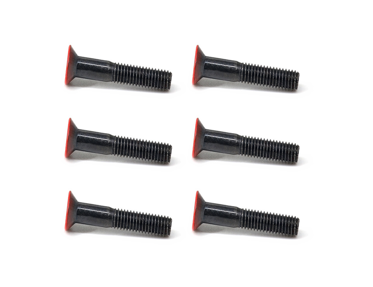 Skateboard Truck Bridge Screws BESPEED Steel Red Coated Head Countersunk Head Socket Truck Bolts Eco-Friendly Black Zinc Plating