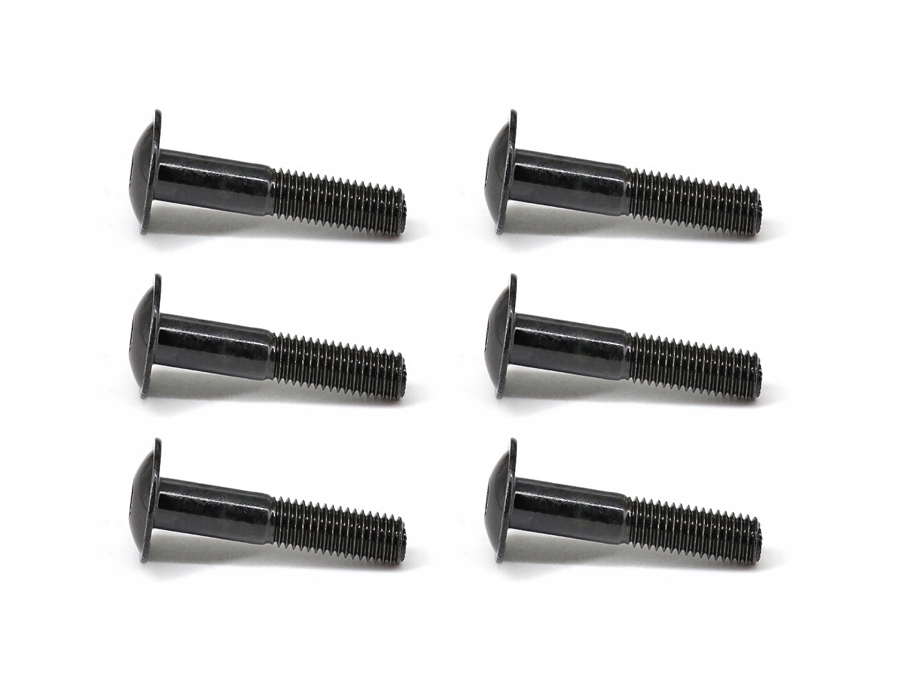 Screws For Skateboard Trucks BESPEED Steel Black Truss Head With Collar Socket Truck Bolts Eco-Friendly Black Zinc Plating