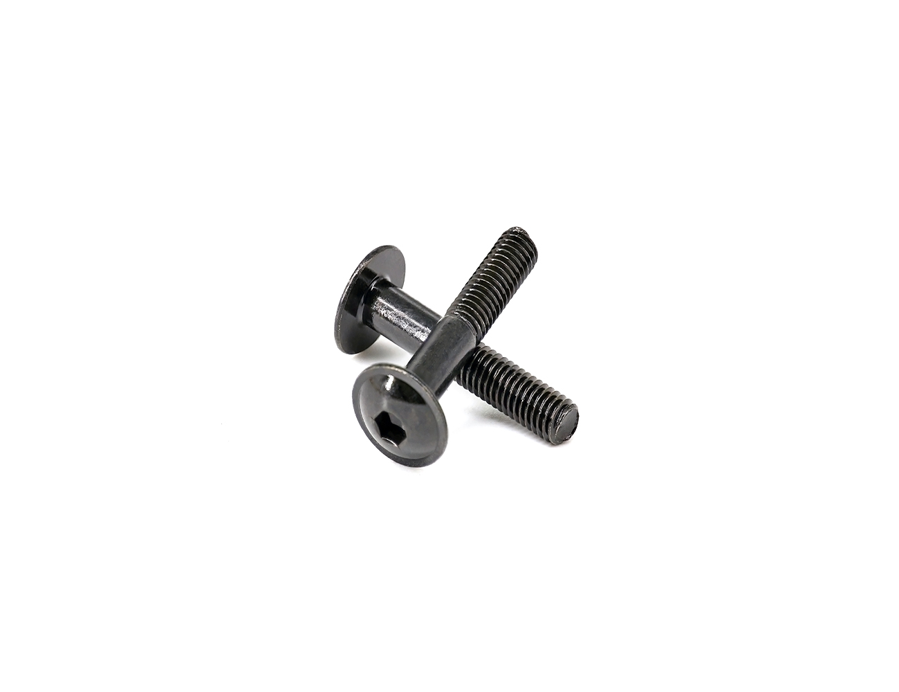 Screws For Skateboard Trucks BESPEED Steel Black Truss Head With Collar Socket Truck Bolts Eco-Friendly Black Zinc Plating