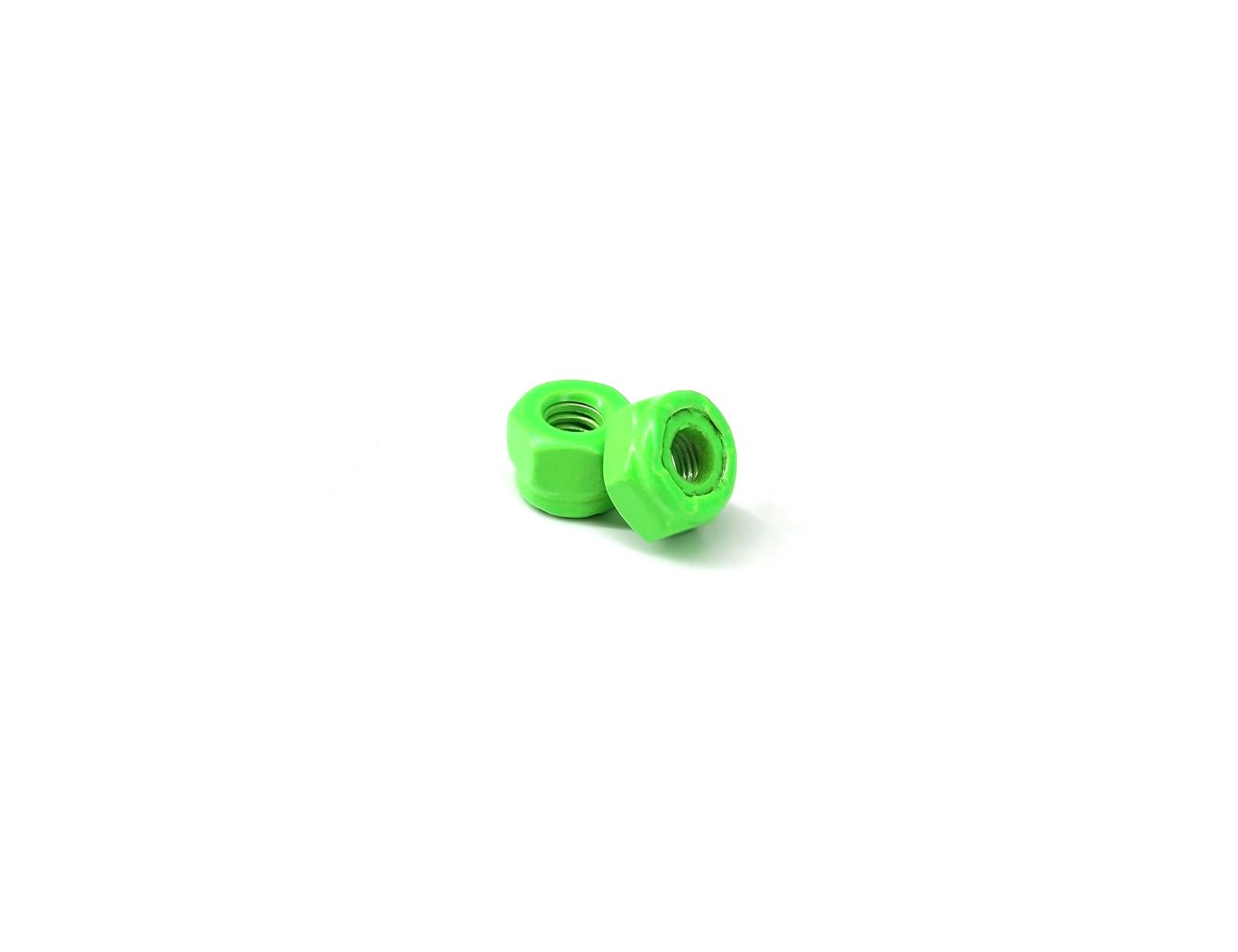 Skateboard Trucks Nuts BESPEED Steel Fluorescent Green Hexagon Nylon Lock Nuts For Skateboard Truck