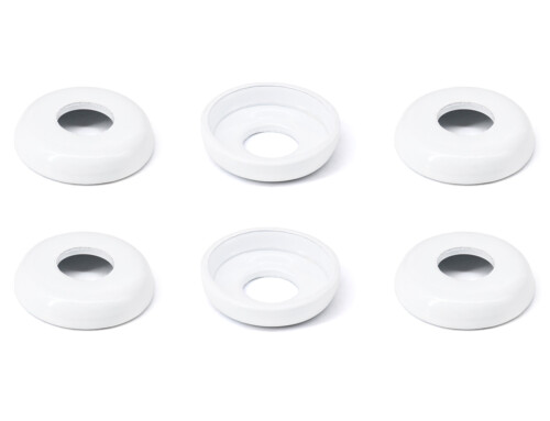 Skateboard Parts Bushings Washers BESPEED Steel White Bushing Washers Electrophoretic White