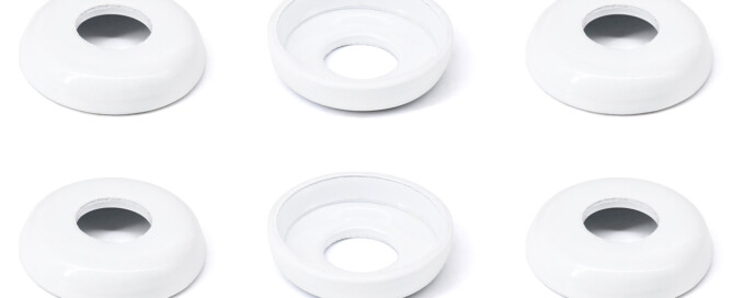 Skateboard Parts Bushings Washers BESPEED Steel White Bushing Washers Electrophoretic White