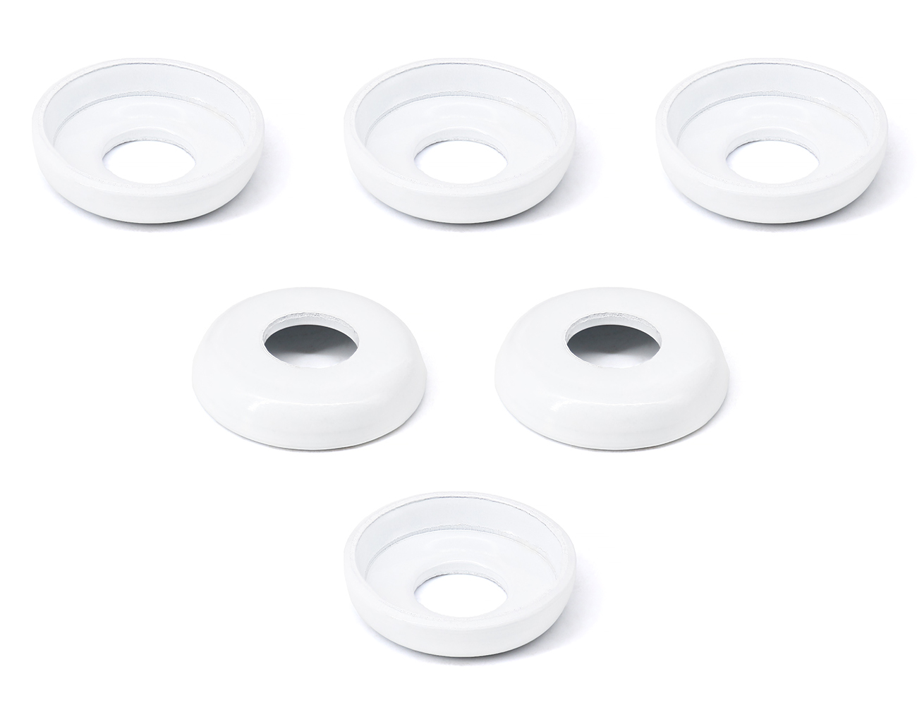 Skateboard Parts Bushings Washers BESPEED Steel White Bushing Washers Electrophoretic White