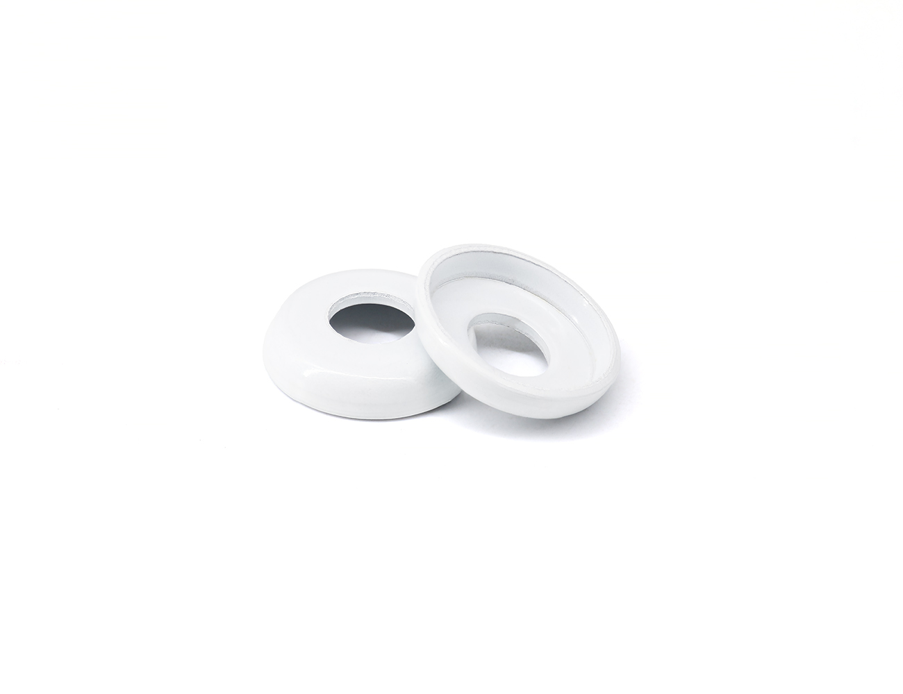 Skateboard Parts Bushings Washers BESPEED Steel White Bushing Washers Electrophoretic White