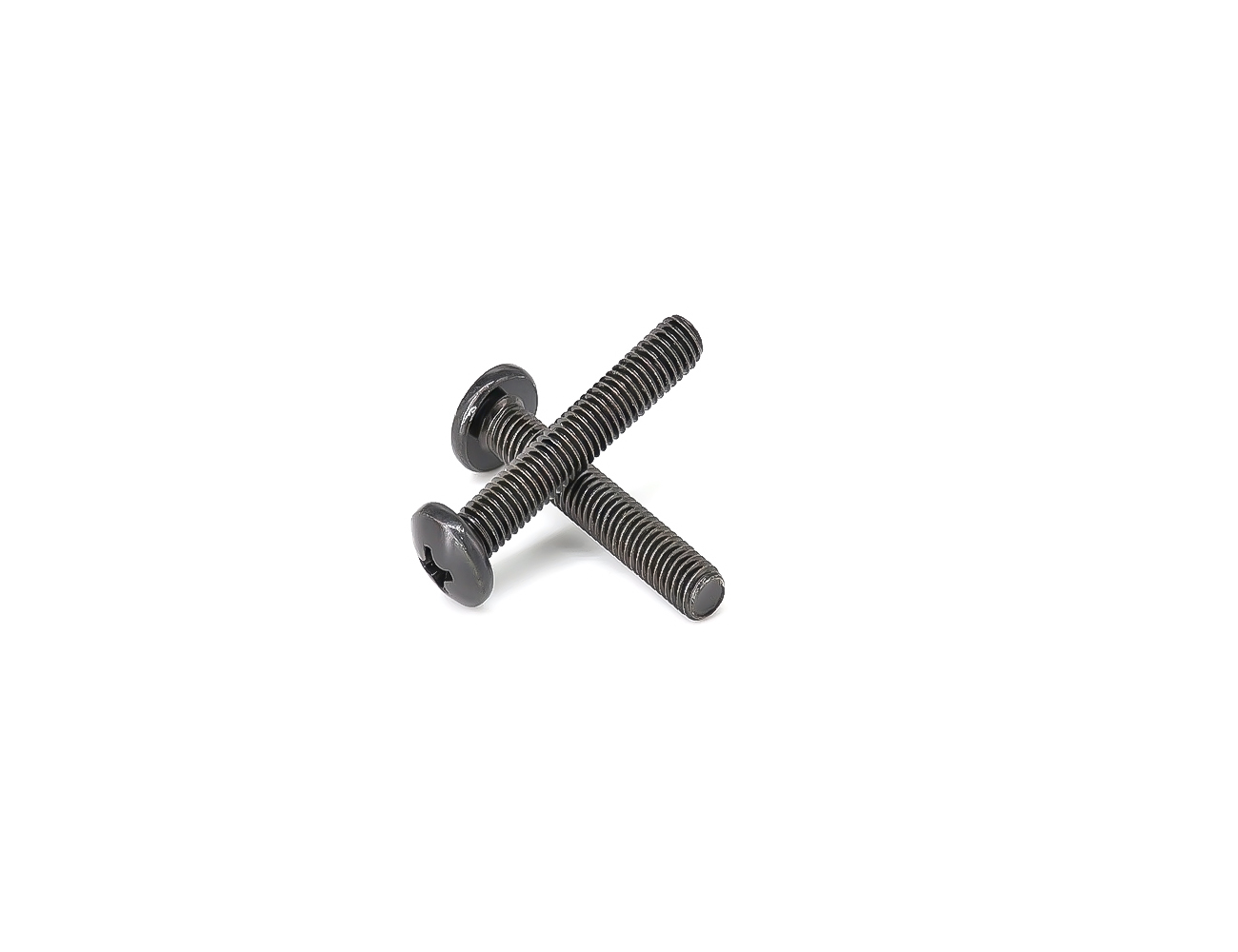 Bolt Skateboard BESPEED Steel Black Truss Head Philips Full Thread Truck Bolts for Skateboard Eco-Friendly Black Zinc Plating