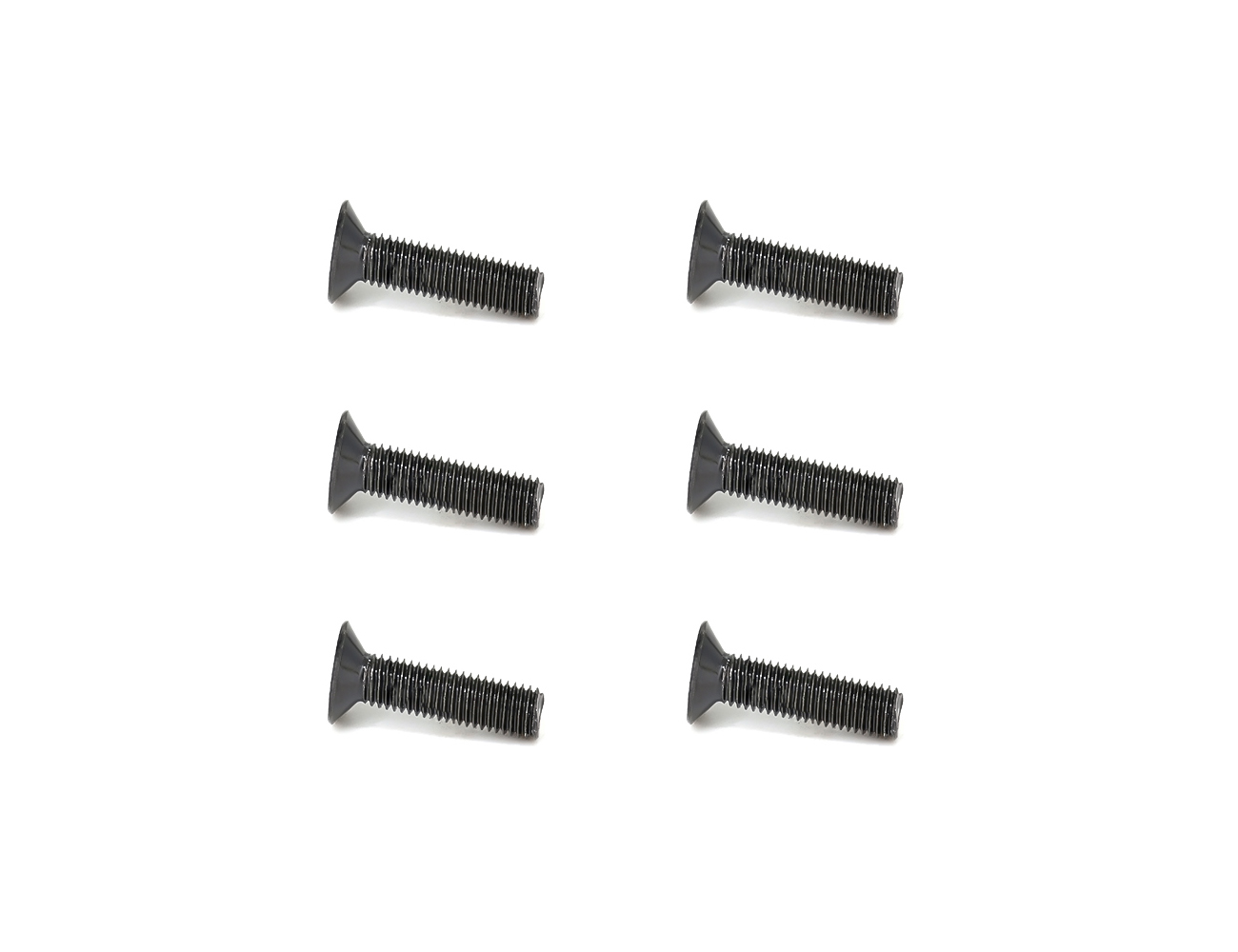 Bolt For Skateboard Truck BESPEED Steel Black Flat Head Socket Full Thread Truck Bolts Eco-Friendly Black Zinc Plating