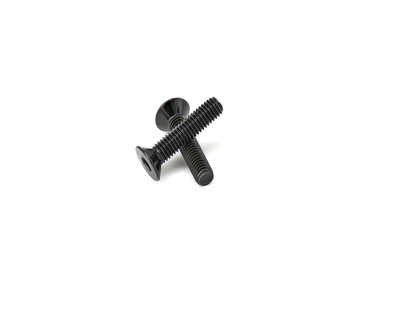 Bolt For Skateboard Truck BESPEED Steel Black Flat Head Socket Full Thread Truck Bolts Eco-Friendly Black Zinc Plating