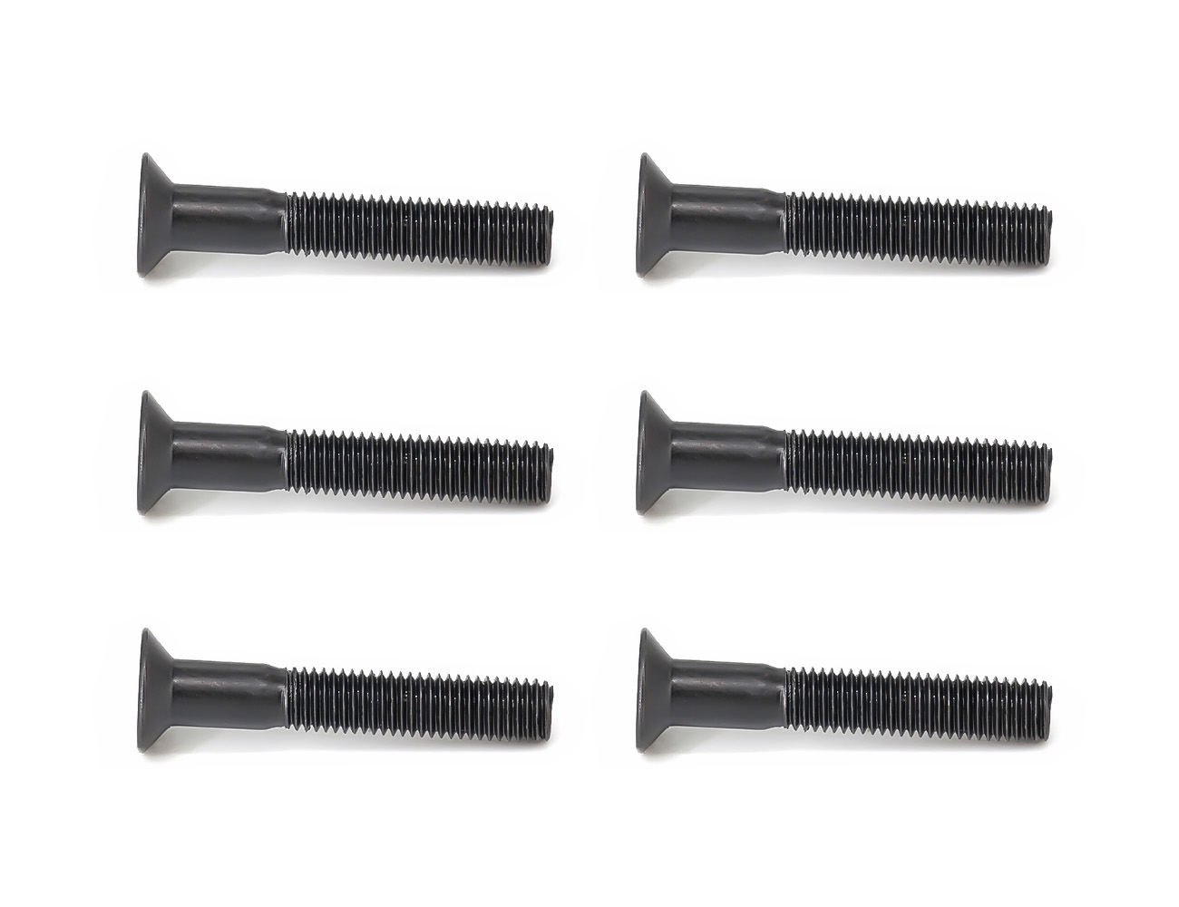 Skateboard Accessories Truck Bolts BESPEED Steel Black Flat Head Socket Truck Bolts Black Oxide