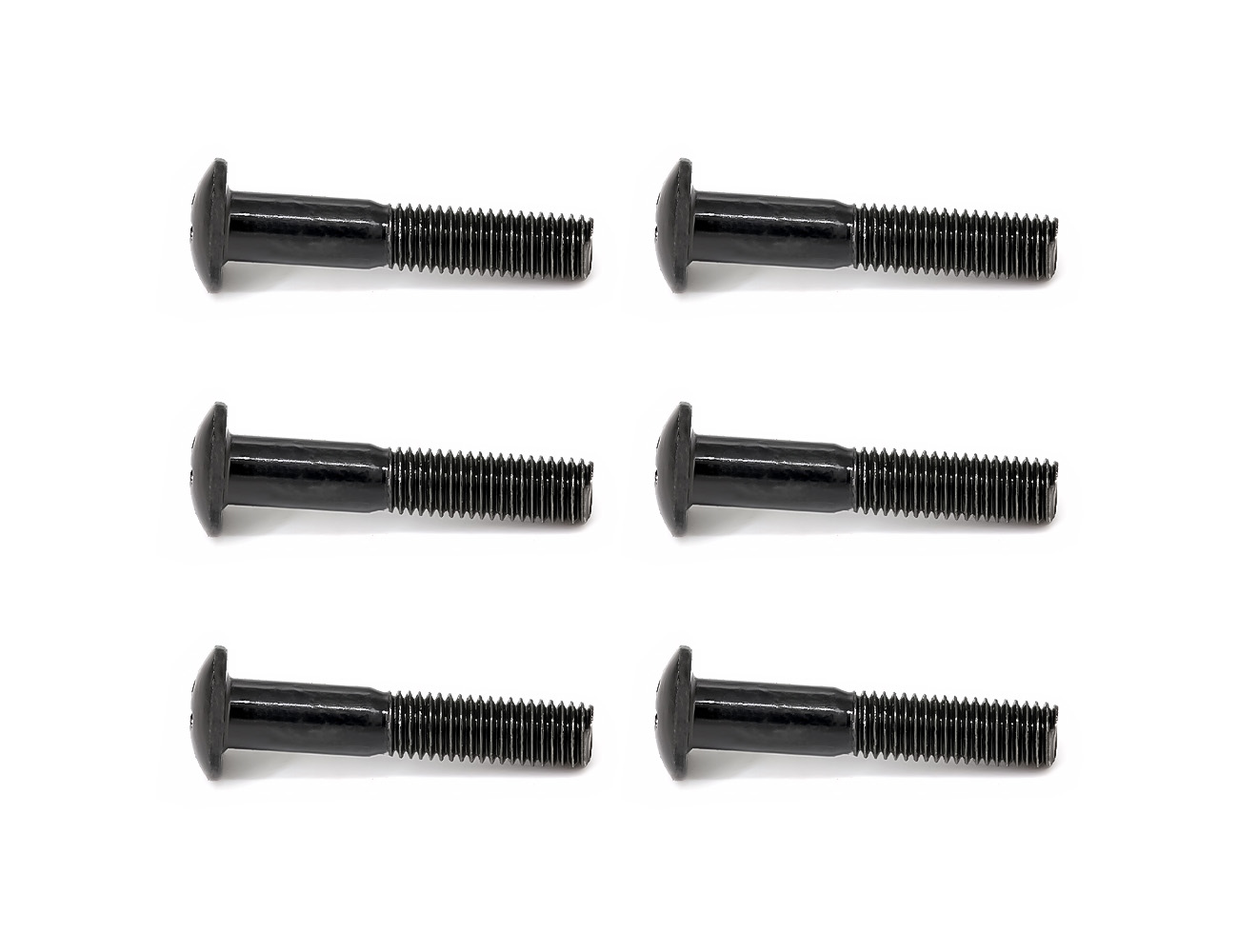 Skateboard Parts Mount Bolts BESPEED Steel Black Truss Head Phillips Truck Bolts Black Oxide