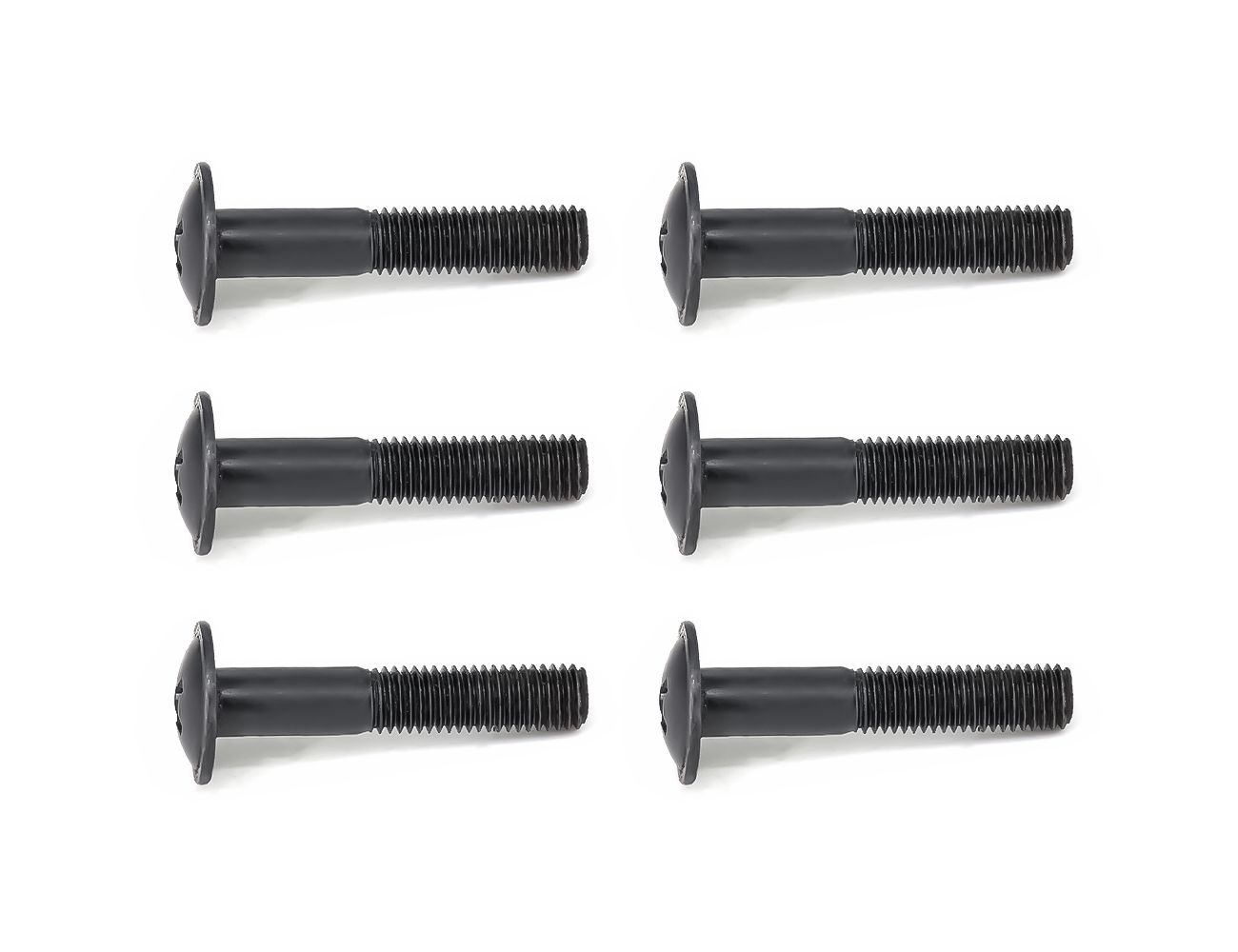 Skateboard Truck Hardware BESPEED Steel Black Truss Head With Collar Phillips Truck Bolts Black Oxide